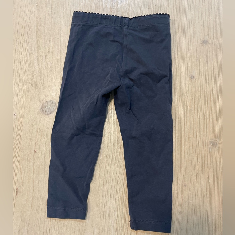 Tea collection charcoal girls leggings